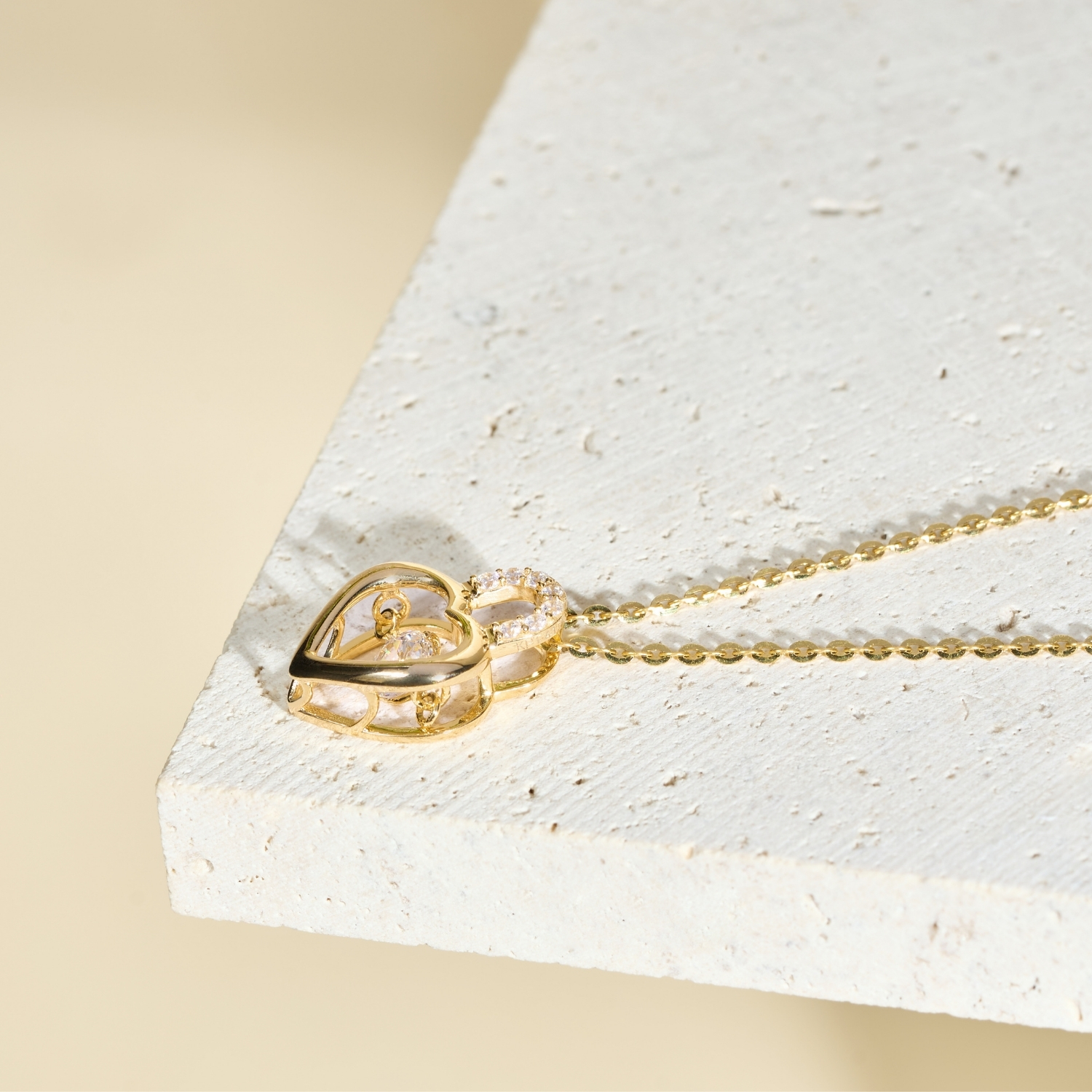 dây chuyền ổ khóa trái tim