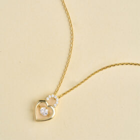 dây chuyền ổ khóa trái tim